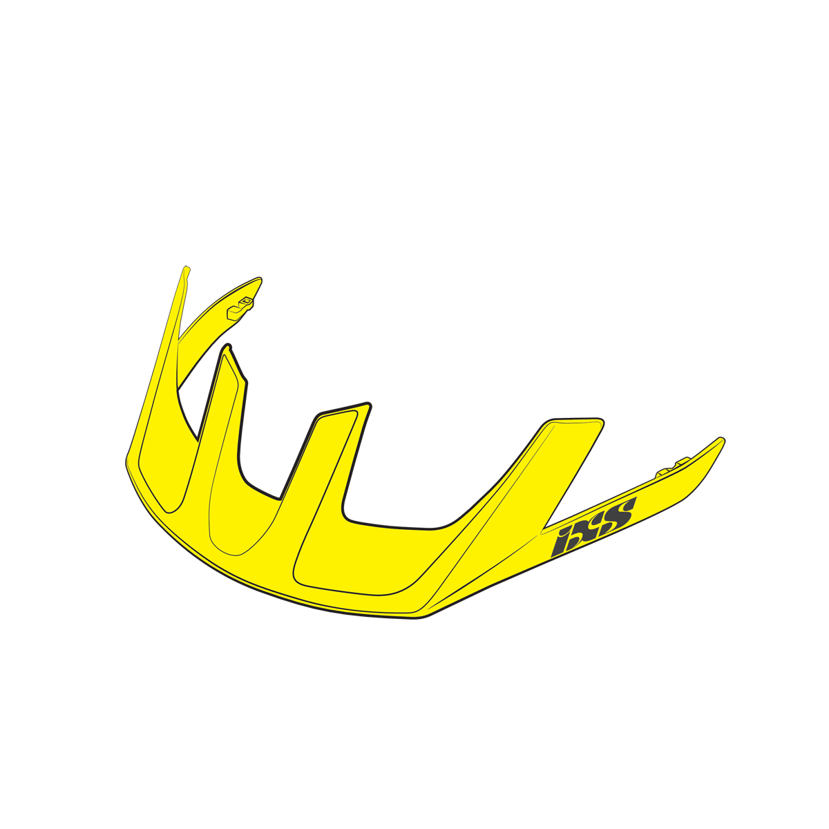 Visor + Pins Trail EVO - Saffron XS iXS