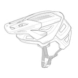 Carve 1.0 MIPS Chin Strap Set - off white