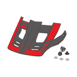 Visor + Pins Xact Evo SM-LXL - red iXS