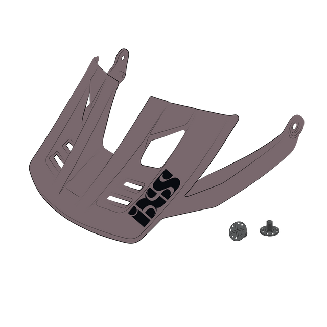 Visor + Pins Trigger FF - Taupe iXS