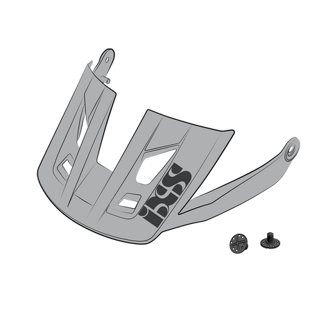 Ersatz Visier + Pins für Trigger AM - Grau iXS