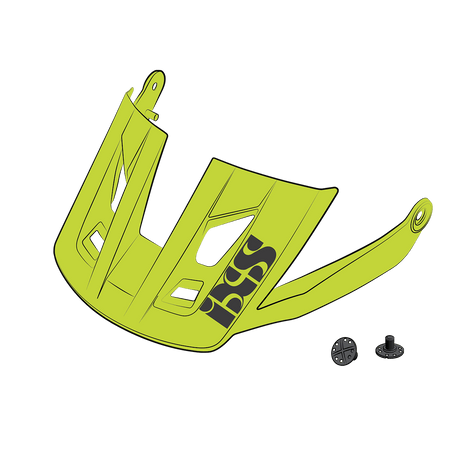 Ersatz Visier + Pins für Trigger AM - Limegrün iXS