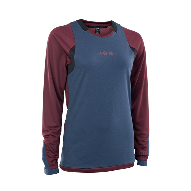 Tee LS Scrub AMP WMS - Damen Langarm Trikot - Red Haze - Rot/Blau