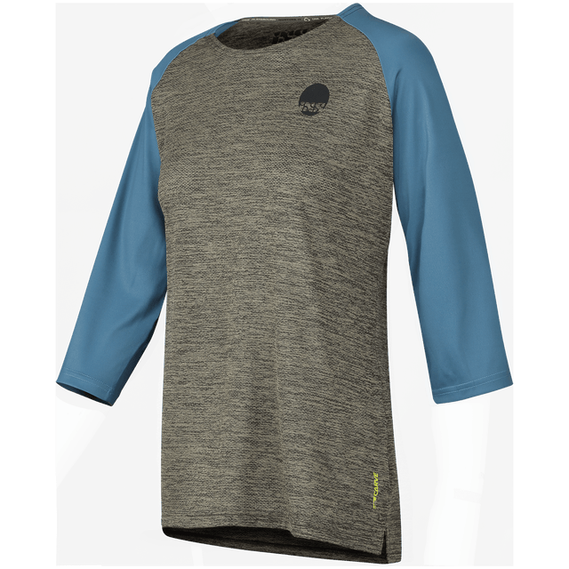 Carve X 3/4 Damen Trikot - Khaki/Blau iXS