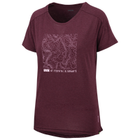 Flow Vrouwen Tech Tee Contour rozijn