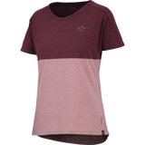 Kids Flow Mountain Tech Tee taupe-raisin 