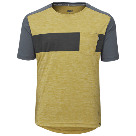 Flow X Kids Short Sleeve Jersey - Acacia / Charcoal iXS