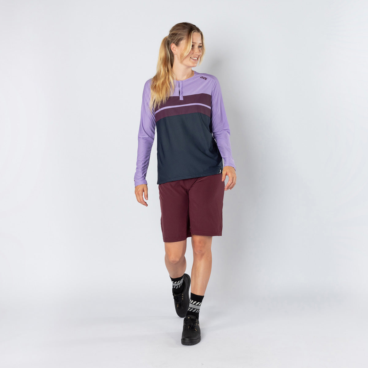 Women's Flow Lite 1.0 Henley - lavender-marine