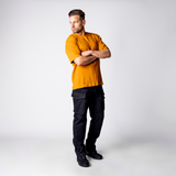 Brand 1.0 Tee - oker bruin