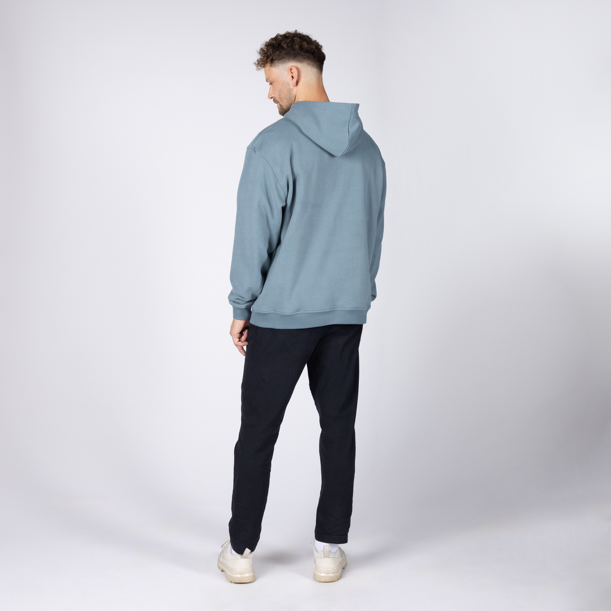 Brand 1.0 Hoodie - blue grey