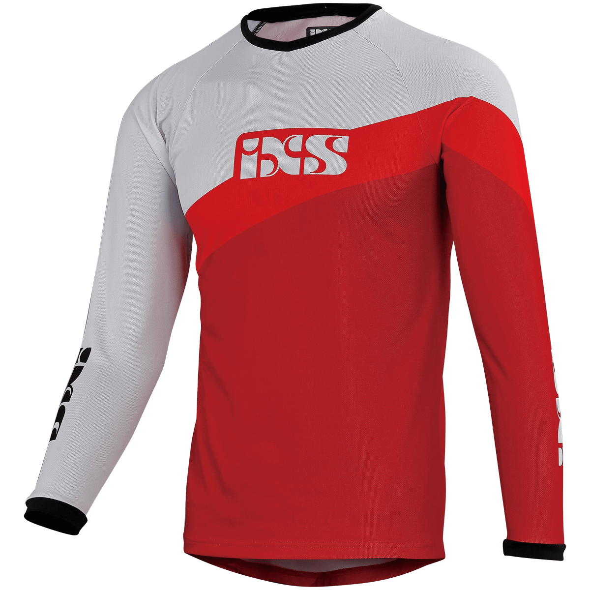 Race 8.1 Kids Trikot - Weiss/Rot iXS