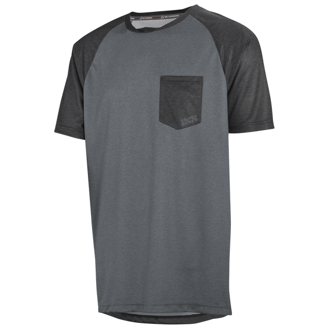 Flow Trikot - Schwarz/Graphite iXS