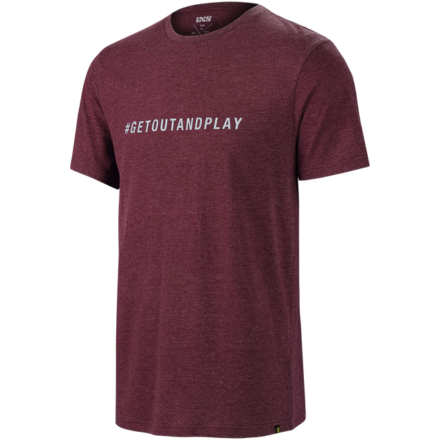 Getoutandplay Organic Cotton T-Shirt - Raisin iXS