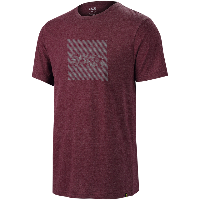 Illusion Organic Cotton T-Shirt - Raisin iXS