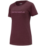 Getoutandplay Women Organic Cotton T-Shirt - Raisin iXS