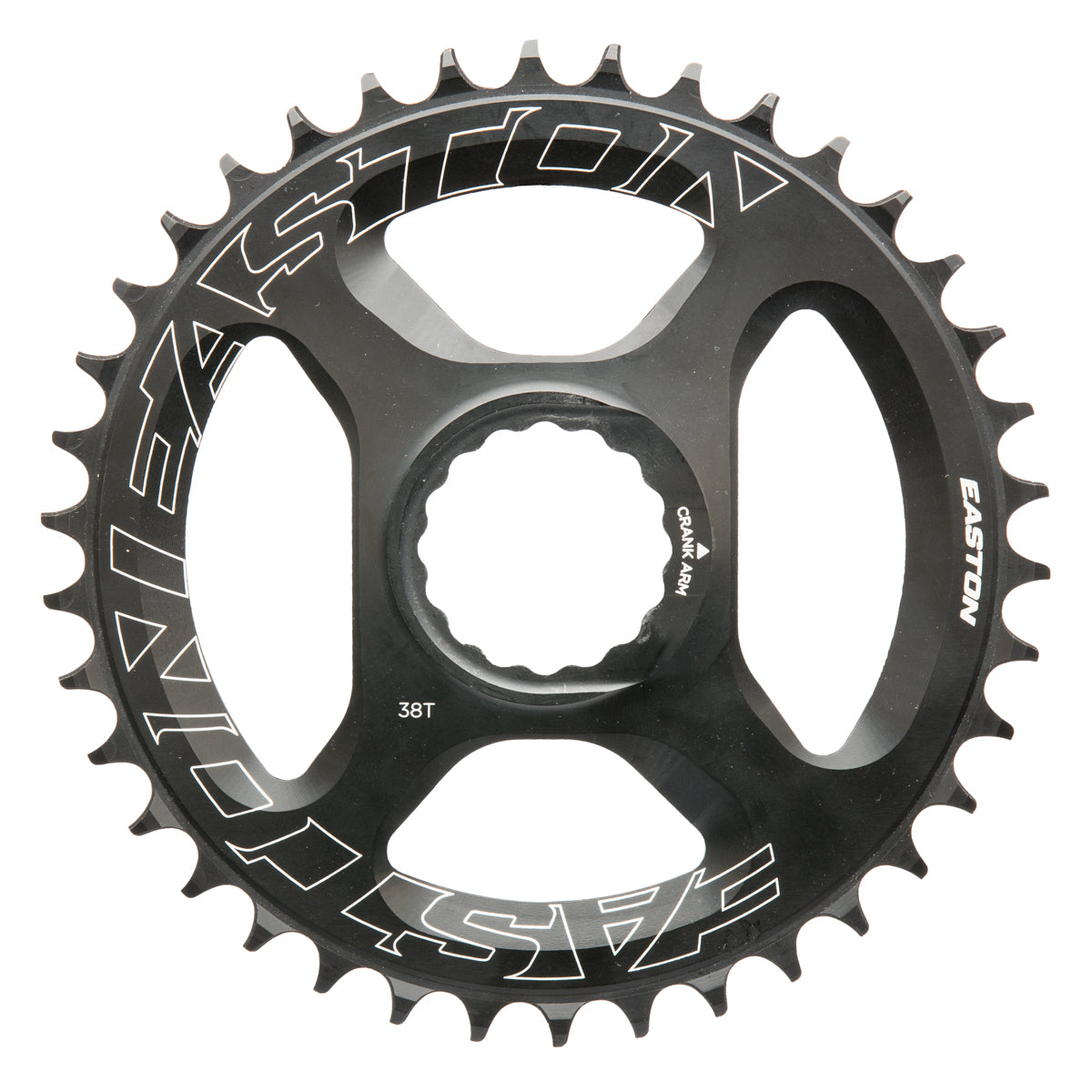 Direct Mount Cinch Flattop - Plato de cadena de 12 velocidades - Negro