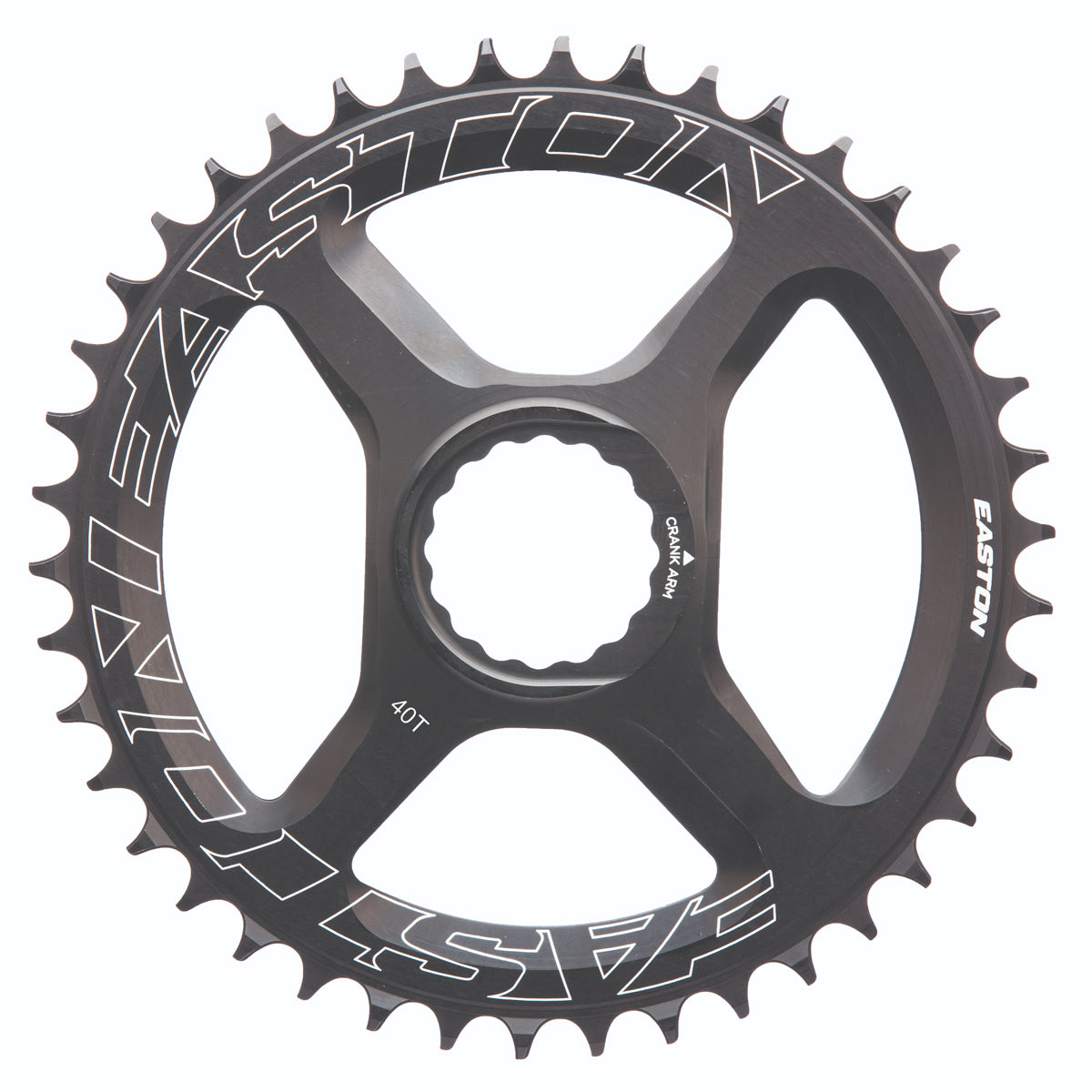 Direct Mount Cinch Flattop - Plato de cadena de 12 velocidades - Negro