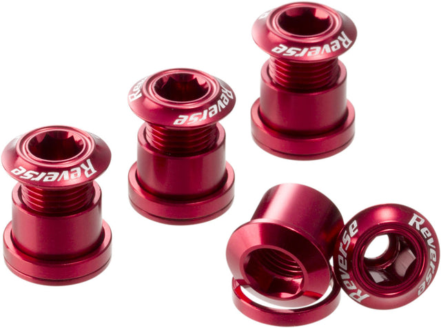 Set di bulloni per corona - 7mm - rosso