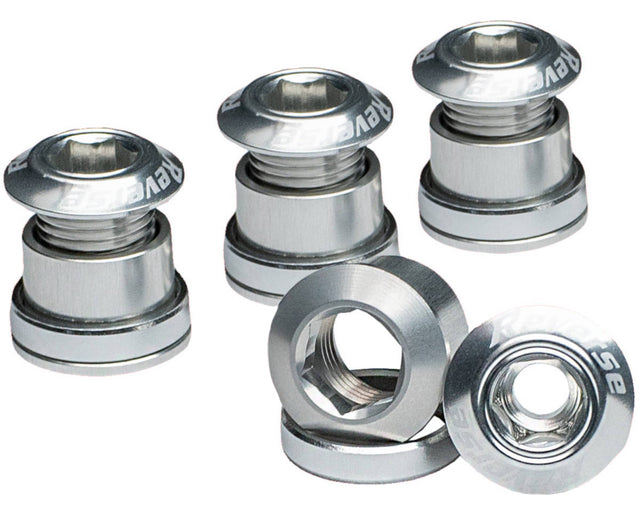 Chainring Bolt Set Kettenblattschrauben - 7mm - silber