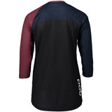Maglia Pure 3/4 da donna - Propylene Red/Turmaline Navy/Uranium Black