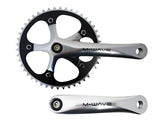Single Speed Kurbelsatz - Silber matt M-Wave