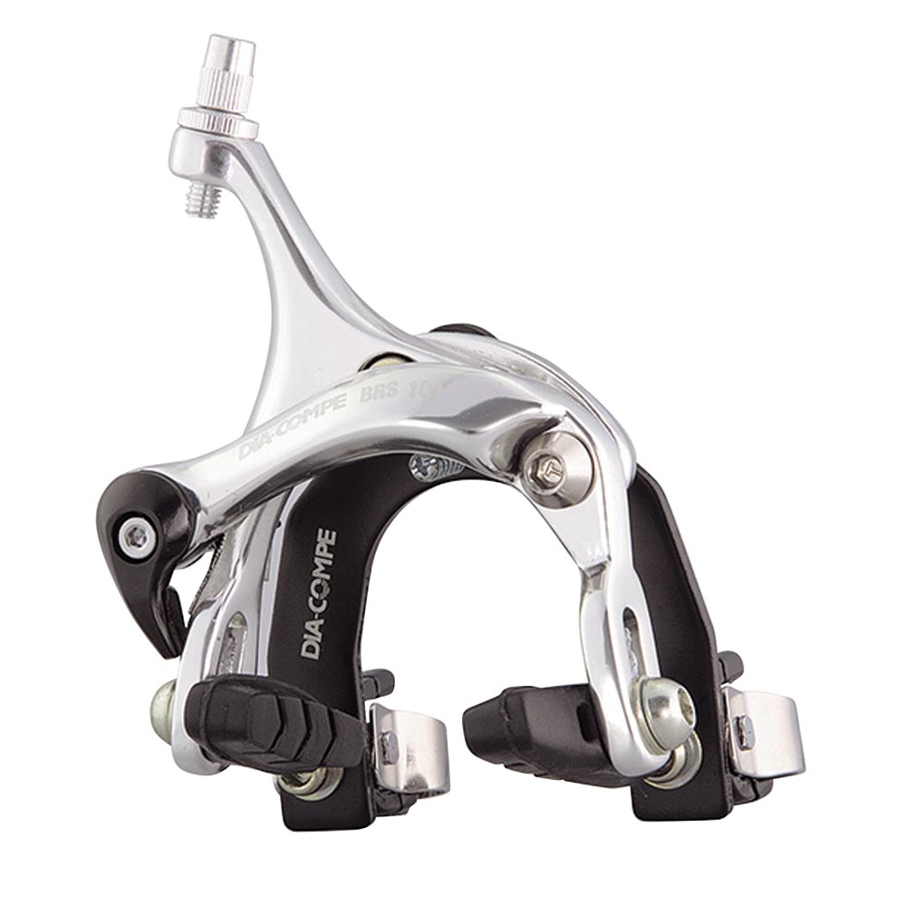 Track front wheel brake for track forks - Silver