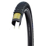 Marathon Mondial Pro DD, 27.5" Faltreifen TLR, E-50 - schwarz/reflex