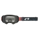 Covert B-22 V.25 Goggle - czarny/czerwony - przezroczysty