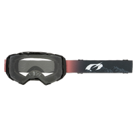 Covert B-22 V.25 Goggle - czarny/czerwony - przezroczysty