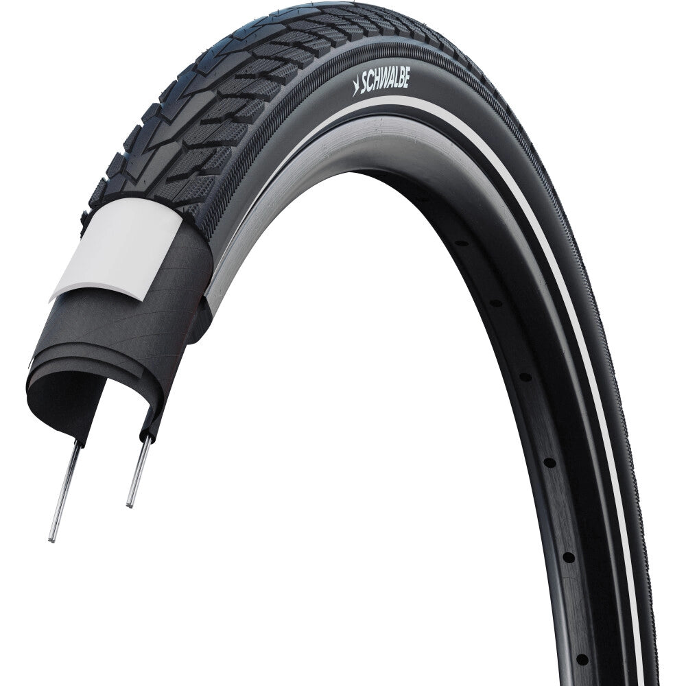 Road Cruiser Plus, Green Compound Active Line, 28" Drahtreifen - nero/reflex