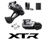 XTR Di2 M9250 Kit di Aggiornamento Cambio, Manettino I-Spec EV, Lunghezza Gabbia Lunga - 12 velocità