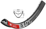 EX 471 Felge 27.5 " - schwarz DT-Swiss