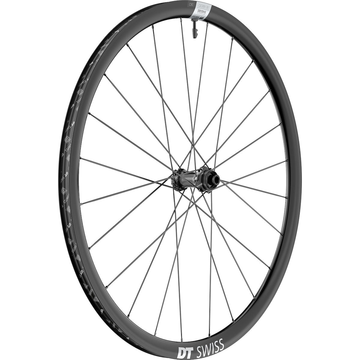 E 1800 SPLINE 28", 30 mm aluminum, center lock, front wheel 12/100 mm 