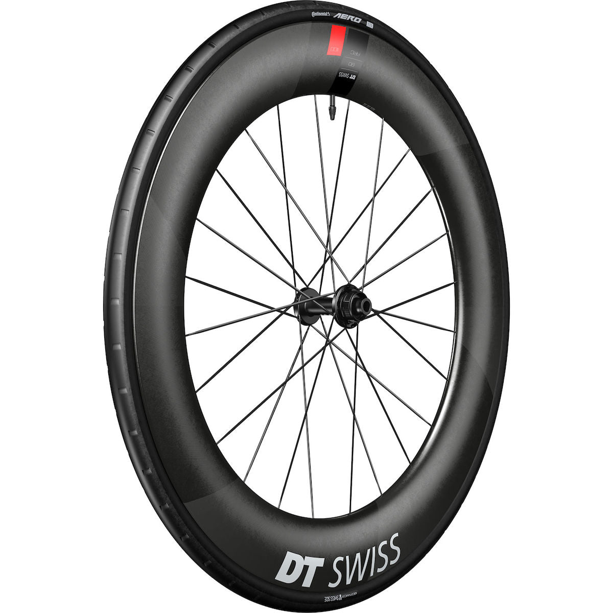 ARC 1100 Dicut WTS 28", 80 mm Carbon, Center Lock, Front Wheel 12/100 mm 