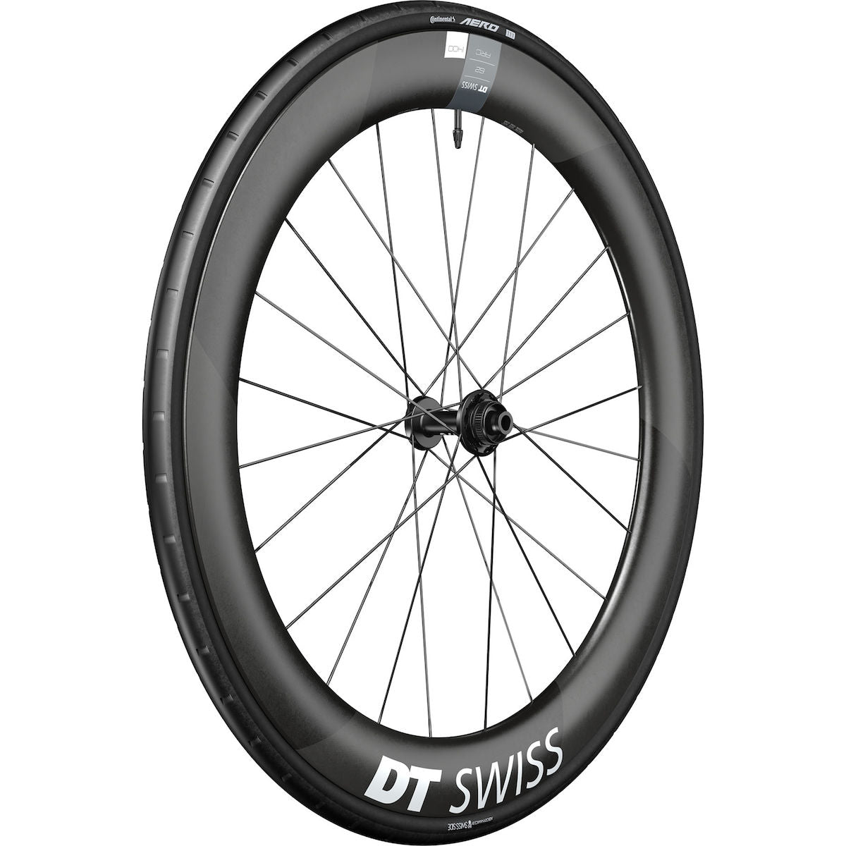 ARC 1400 Dicut WTS 28", 62 mm Carbon, Center Lock, Front Wheel 12/100 mm 