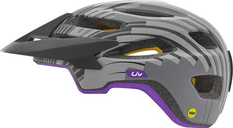 Coveta MIPS Fahrradhelm - Grau/Schwarz/Lila