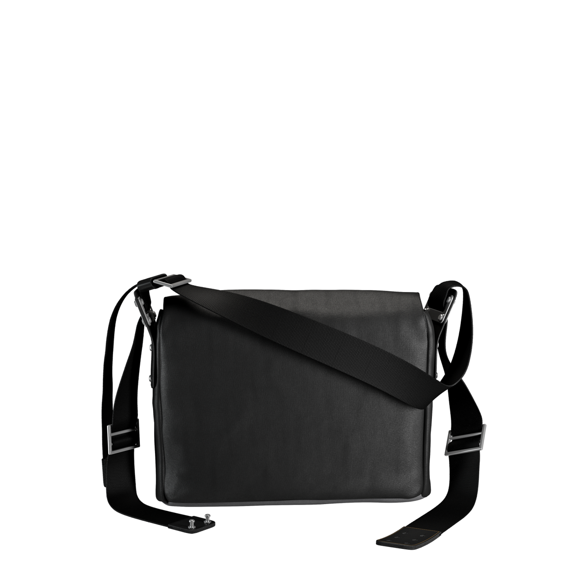Paddington Cotton Canvas Shoulder Bag - total black