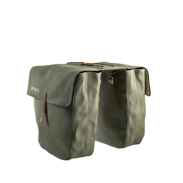 Bricklane Panniers - Sage Green/Honey