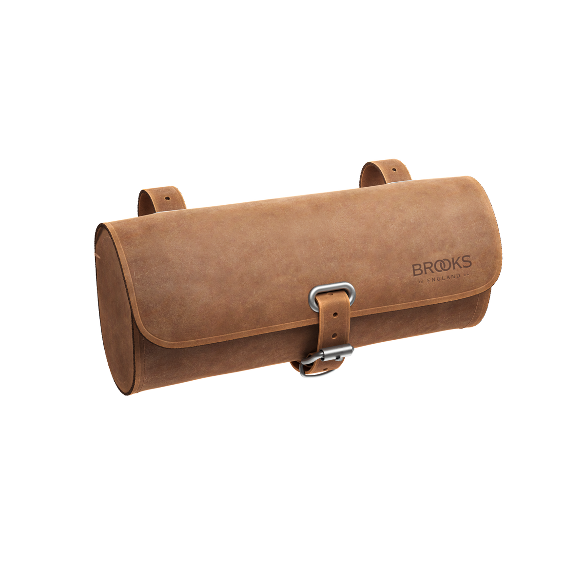 Challenge Leather Saddle Bag - dark tan