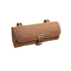 Challenge Leather Saddle Bag - dark tan