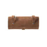 Challenge Leather Saddle Bag - dark tan