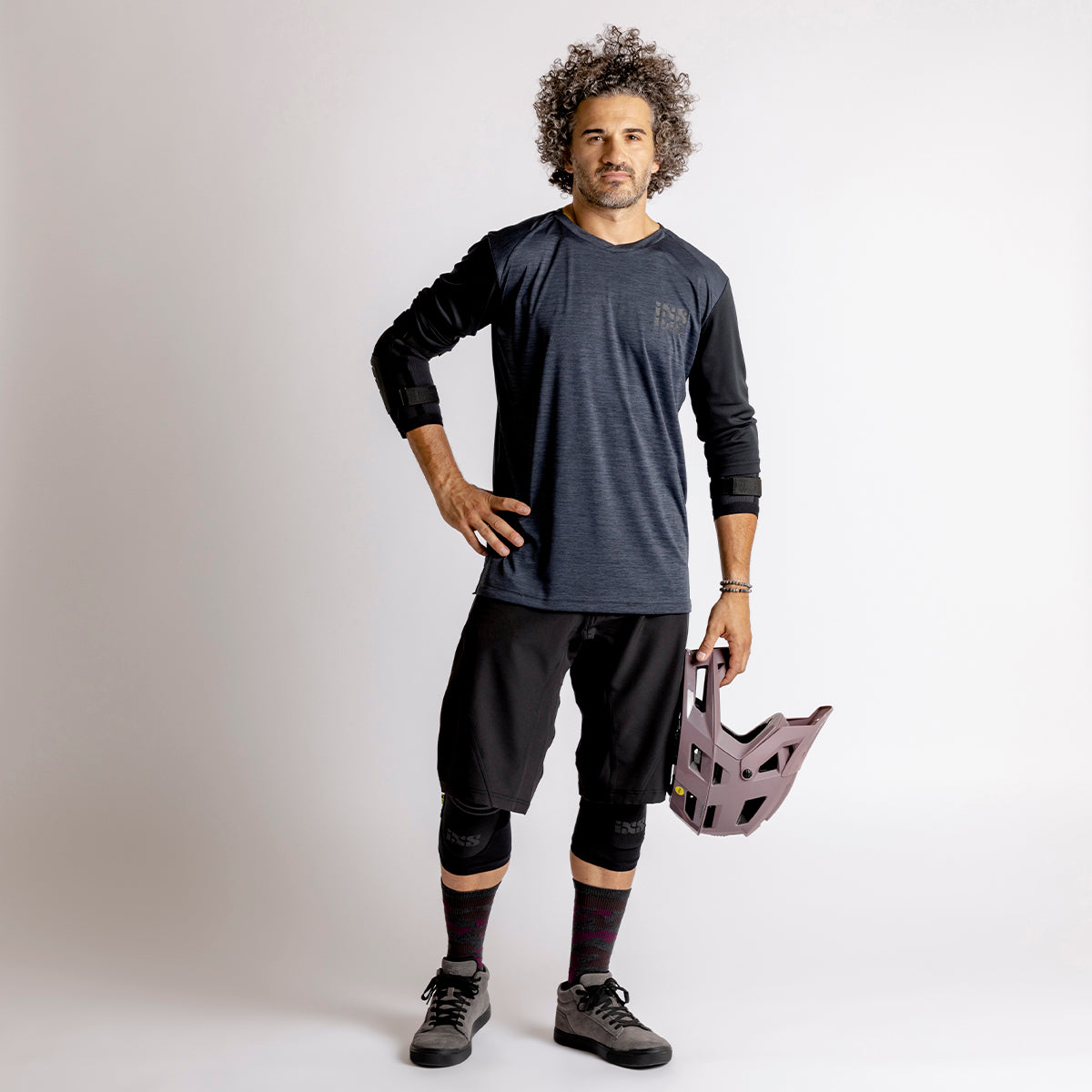 Carve X Jersey schwarz-solid black iXS
