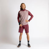 Carve Digger EVO Hooded Jersey - Taupe-Raisin iXS