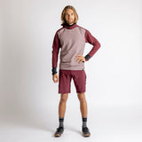 Carve Digger EVO Hooded Jersey - Taupe-Raisin iXS