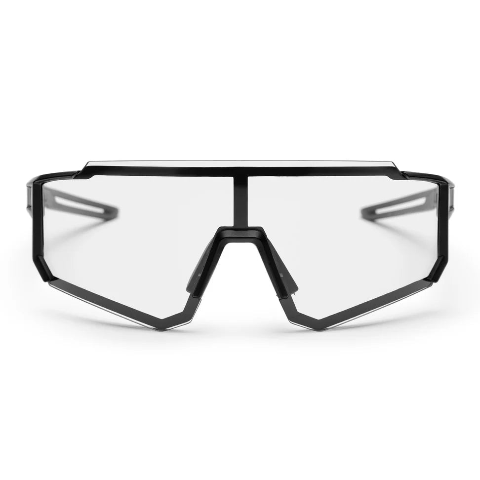 Siri Photochromique, Miroir Transparent - Noir Mat