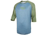 Maillot Vibe 8.2 - Bleu/Vert olive - 3/4