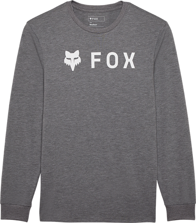 Absolute Long Sleeve Tech Tee - Heather Graphite