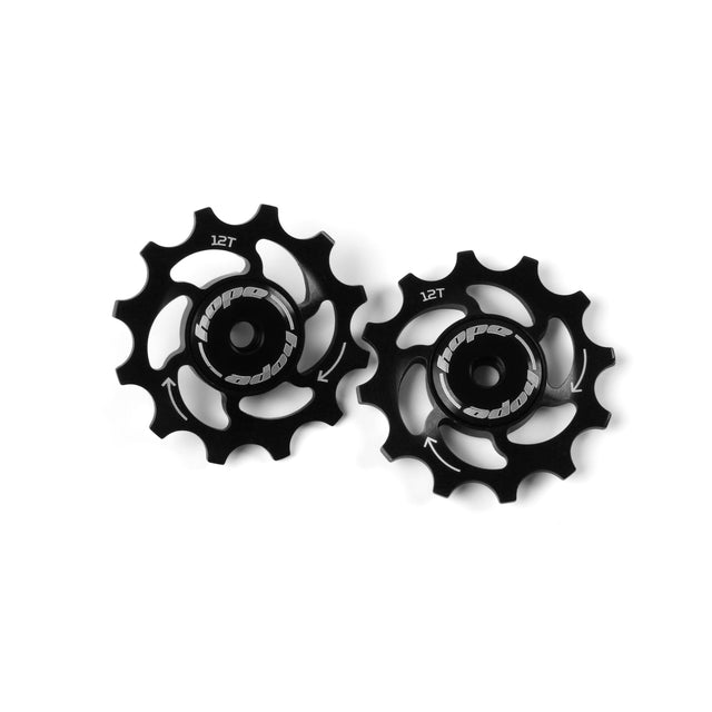 Roues jockey galets de dérailleur - 12T - noir