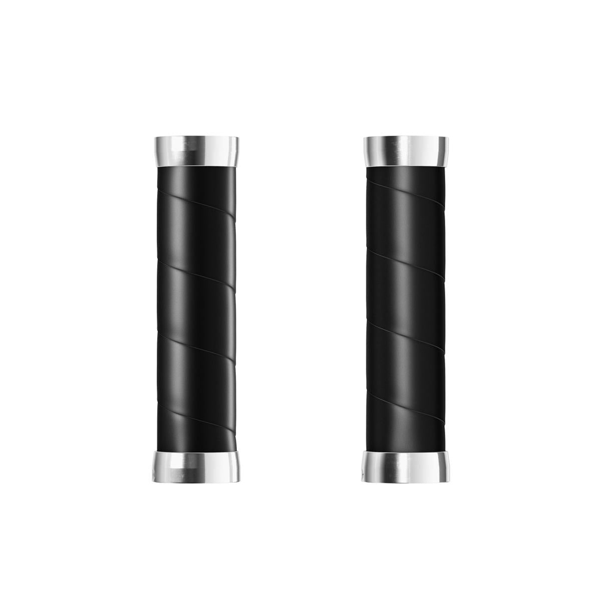 Slender Leather Grips - black