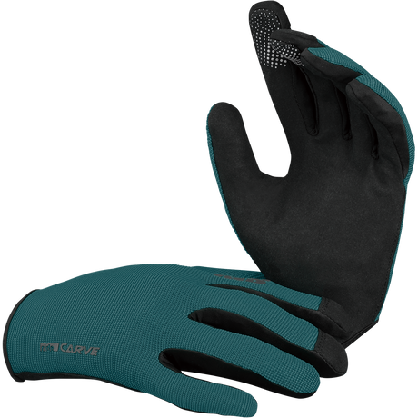 Carve Fahrradhandschuhe - Türkis/Schwarz iXS